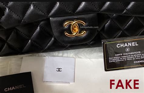 fake channel bag|authenticity card chanel.